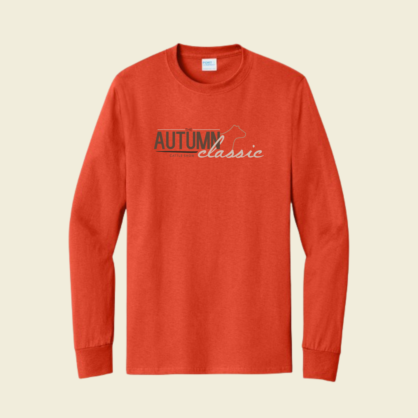 AC25 Orange P&C Long Sleeve Tee