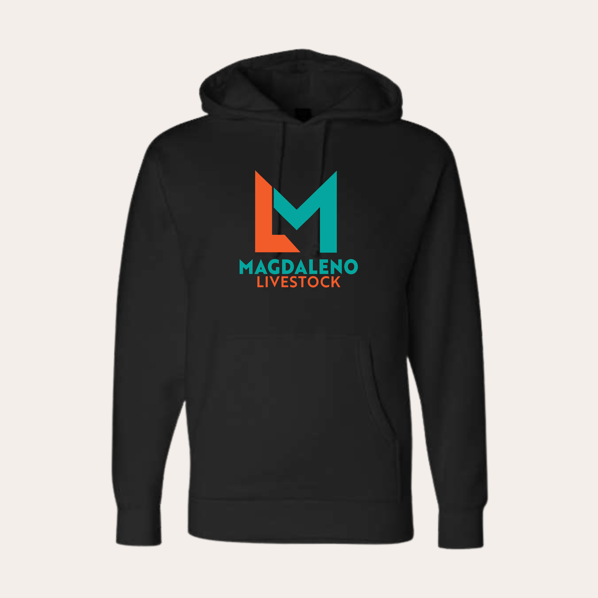 ML26 Printed Black ITC Midweight Hoodie