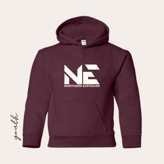 YOUTH NE25 Maroon Hoodie