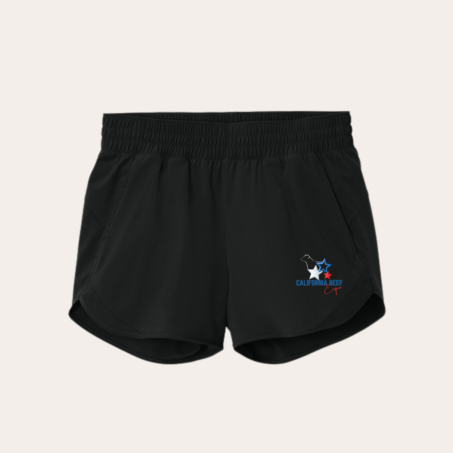 CBE Printed Women's Black Swift Short