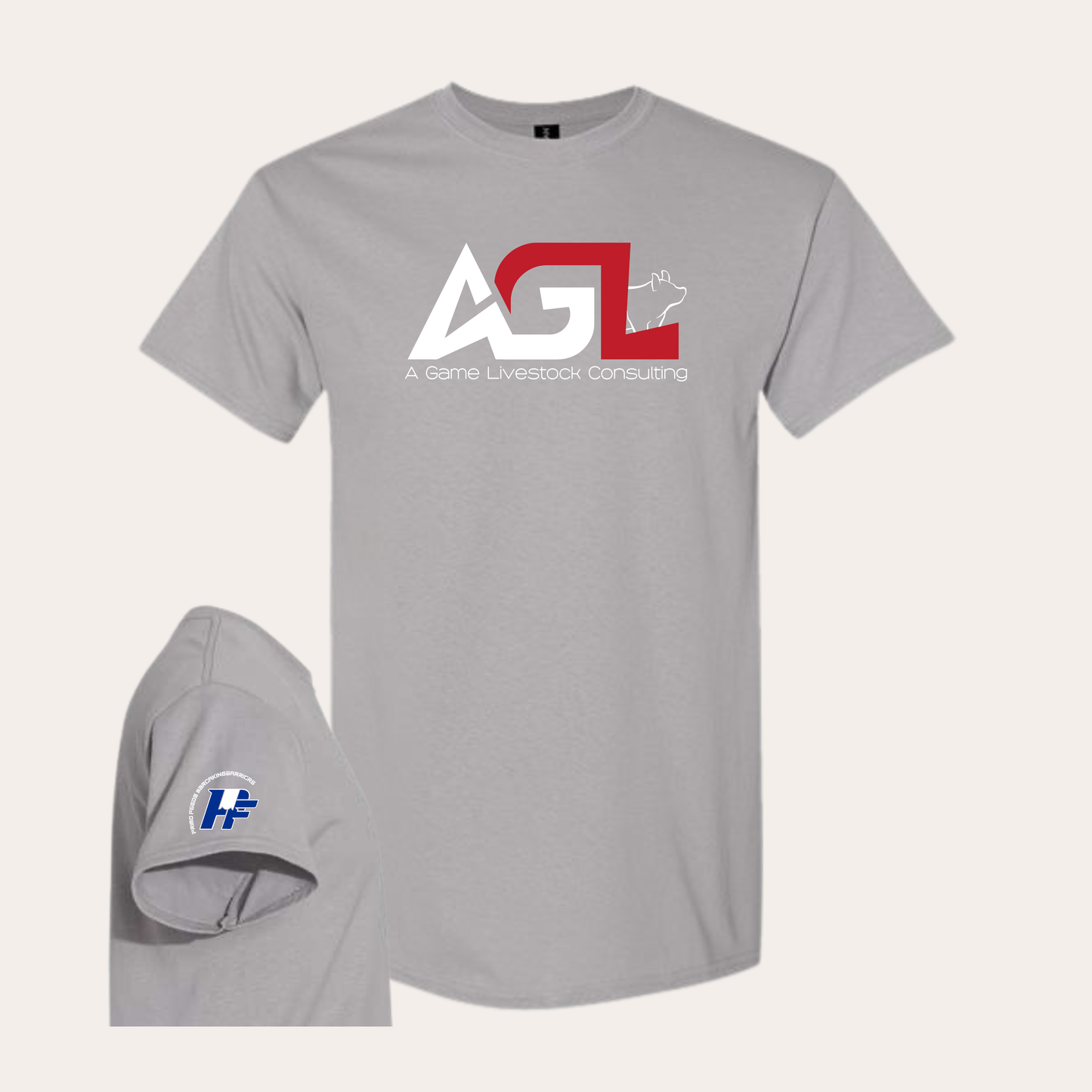 AGL Printed Gravel Heavy Cotton Tee
