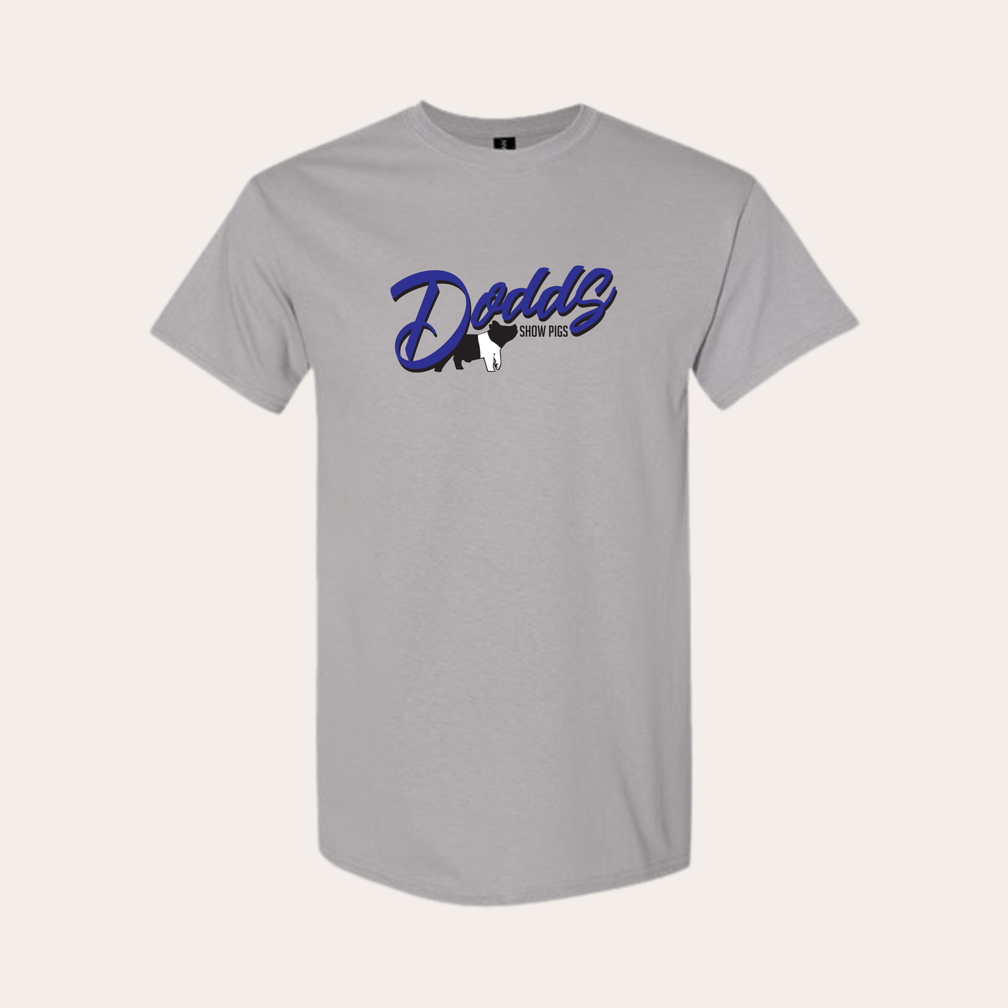 Dodds Printed Gravel Heavy Cotton Tee