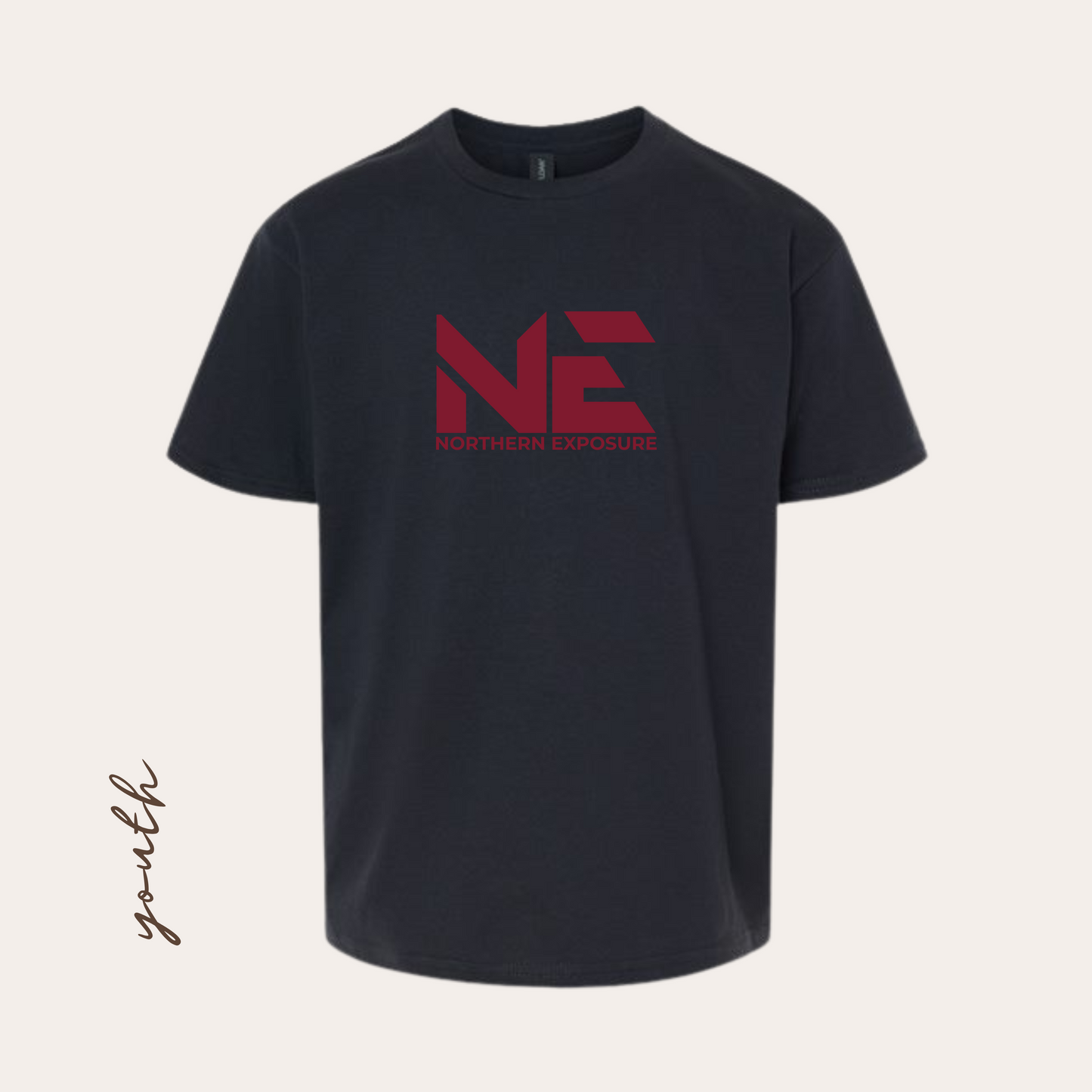 YOUTH NE25 Softstyle Tee - Black