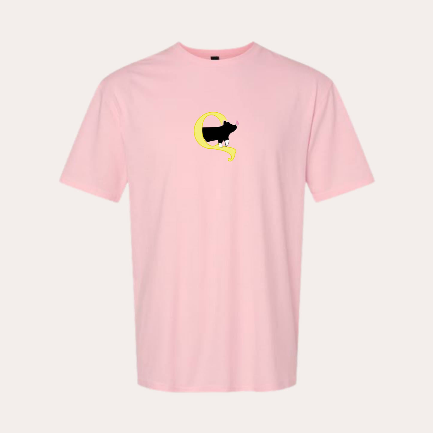 Taipin Printed Light Pink Softstyle Tee