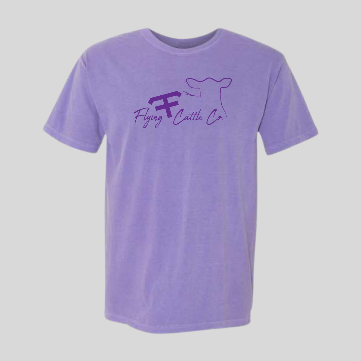 FF Printed Comfort Colors Violet Tee