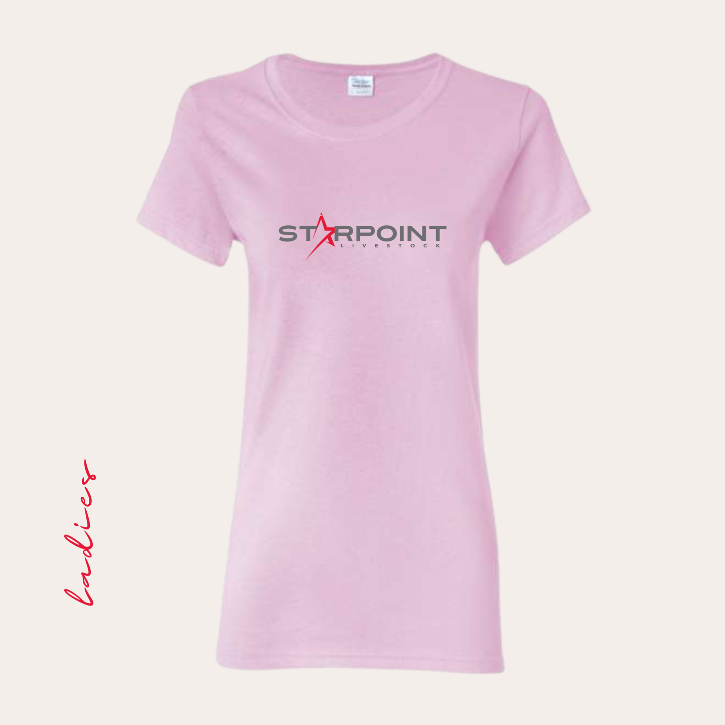 SP Ladies Pink Tee Printed