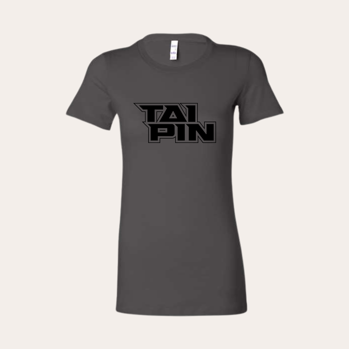 Taipin Bella+Canvas Womens Slim Fit Tee - Asphalt