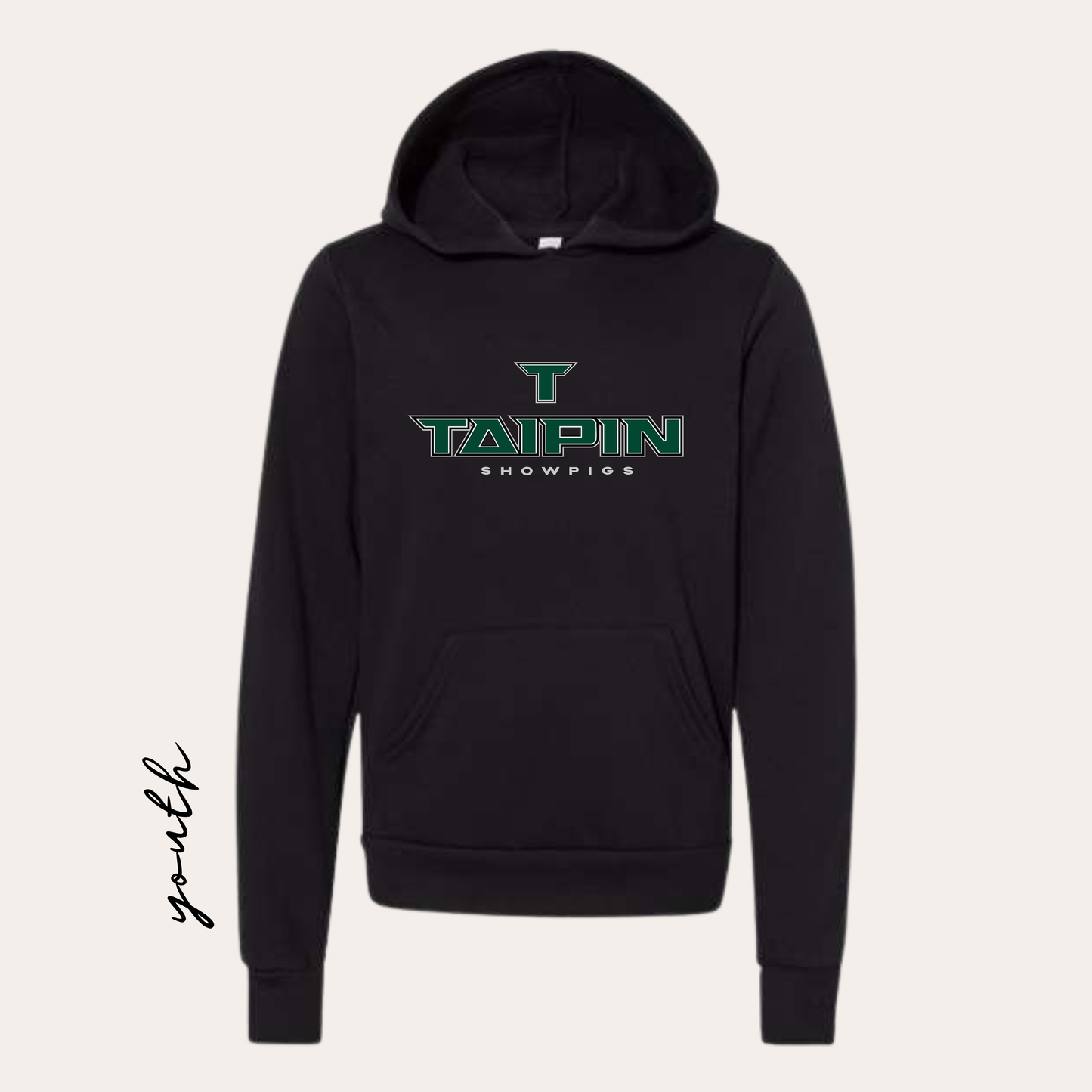 YOUTH Taipin Hooded Sweatshirt - Black