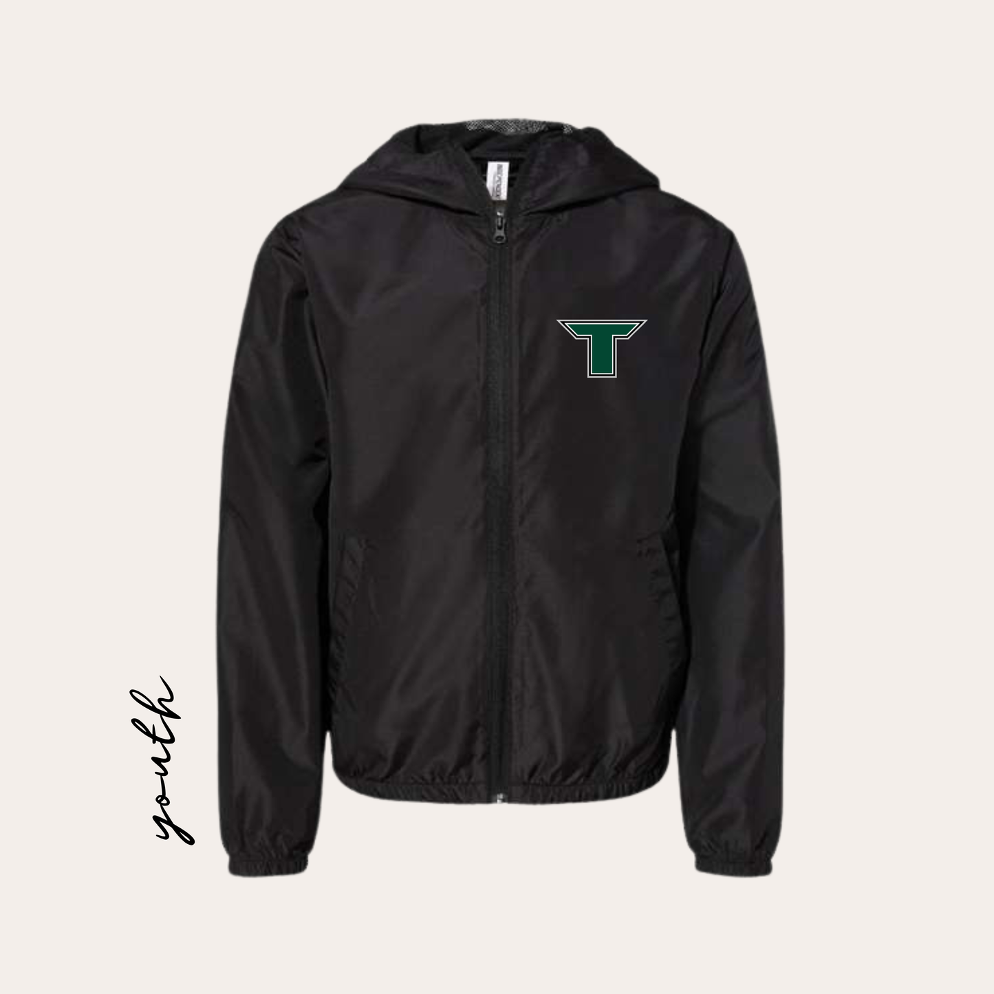 YOUTH Taipin Full Zip Windbreaker - Black