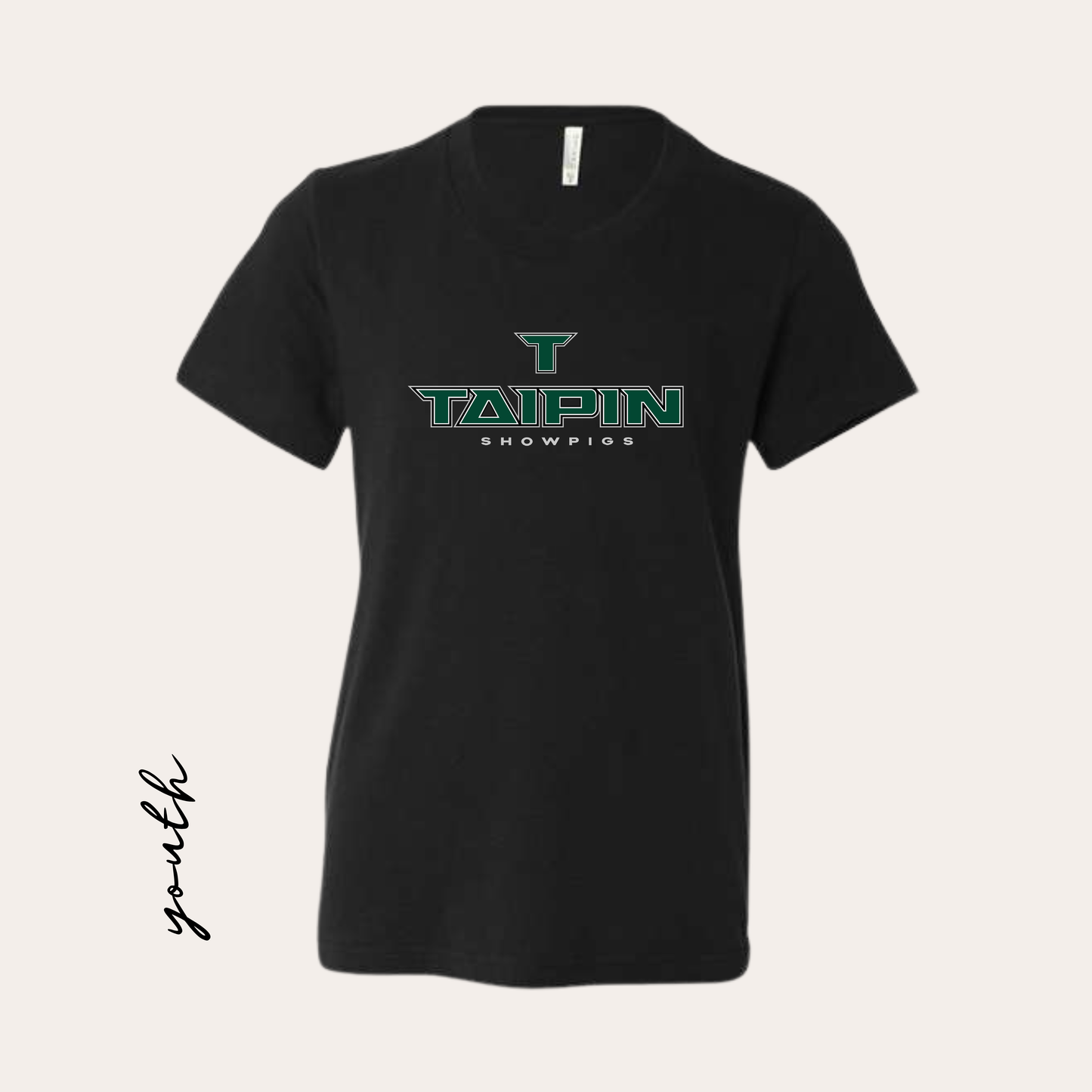 YOUTH Taipin Bella+Canvas Jersey Tee - Black