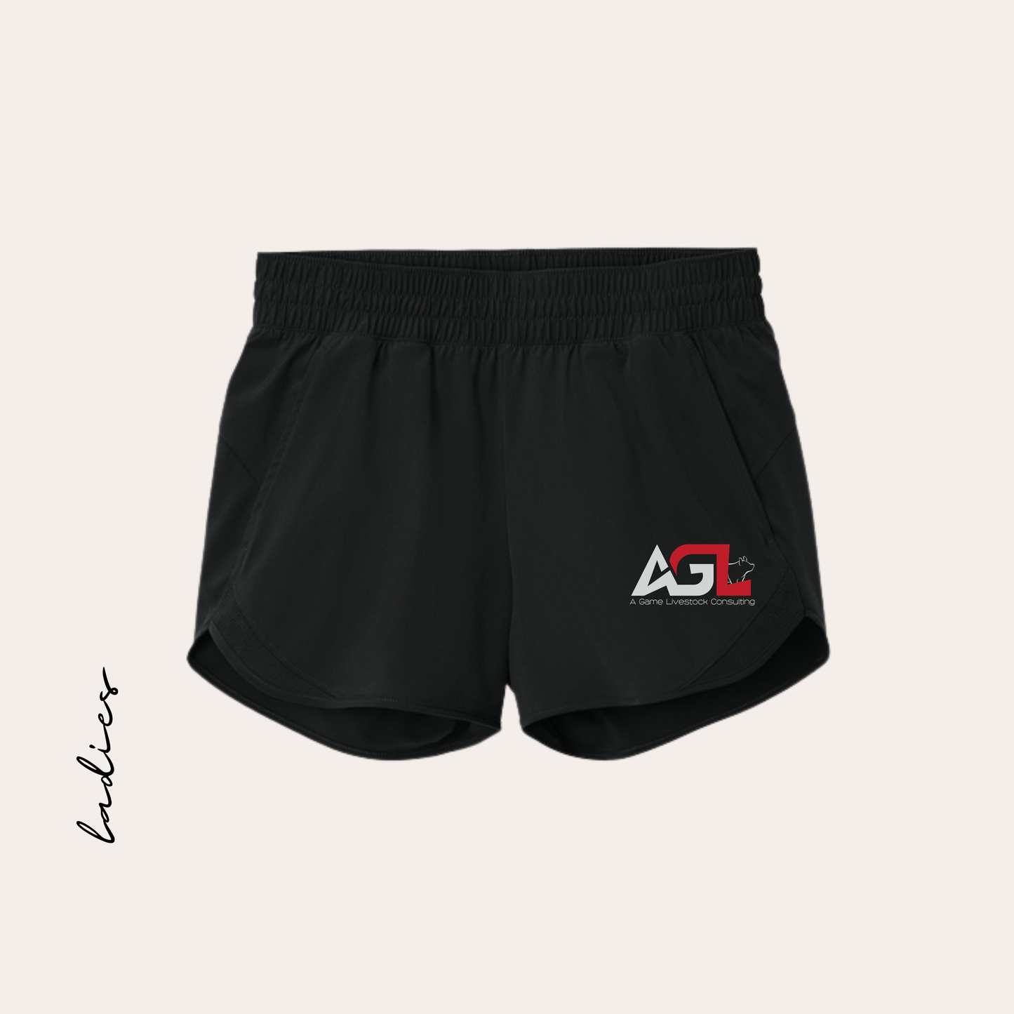 AGL Printed Ladies Gym Shorts