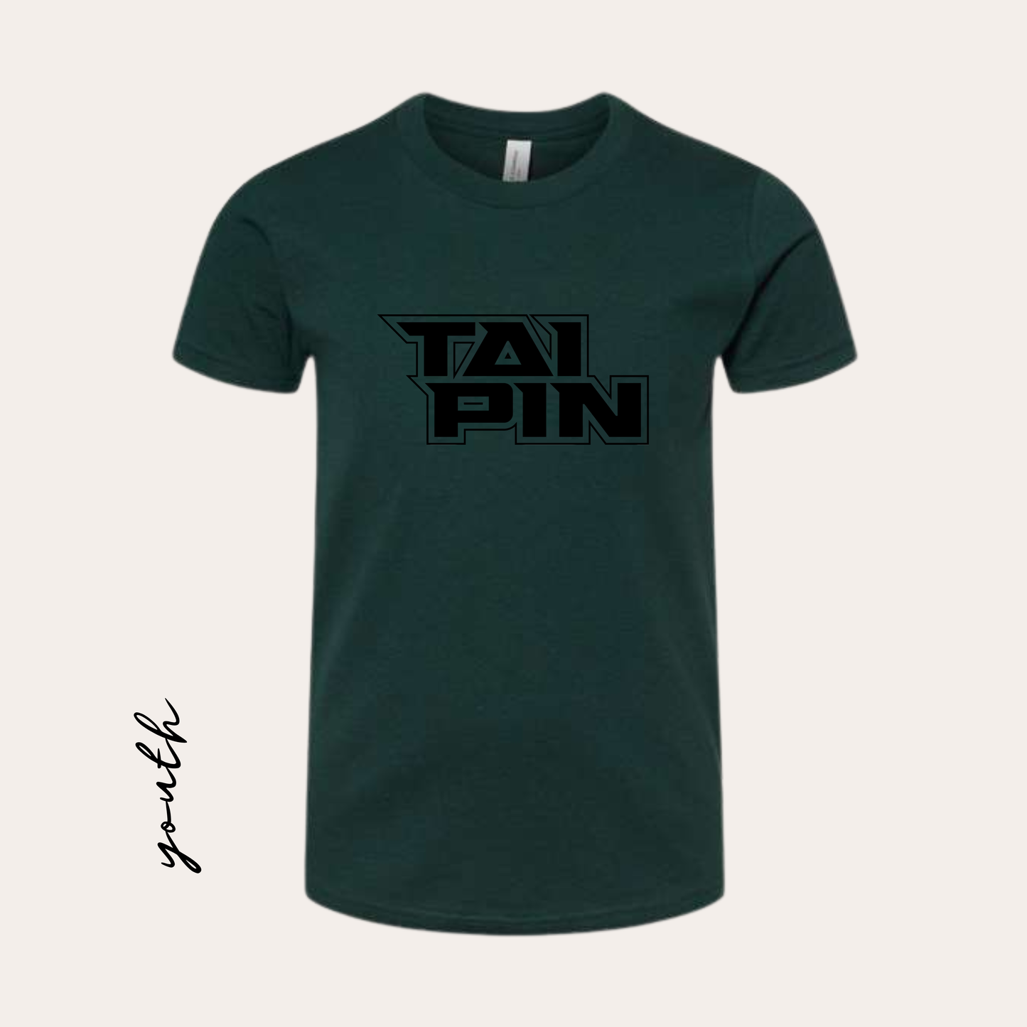 YOUTH Taipin Bella+Canvas Jersey Tee - Forest
