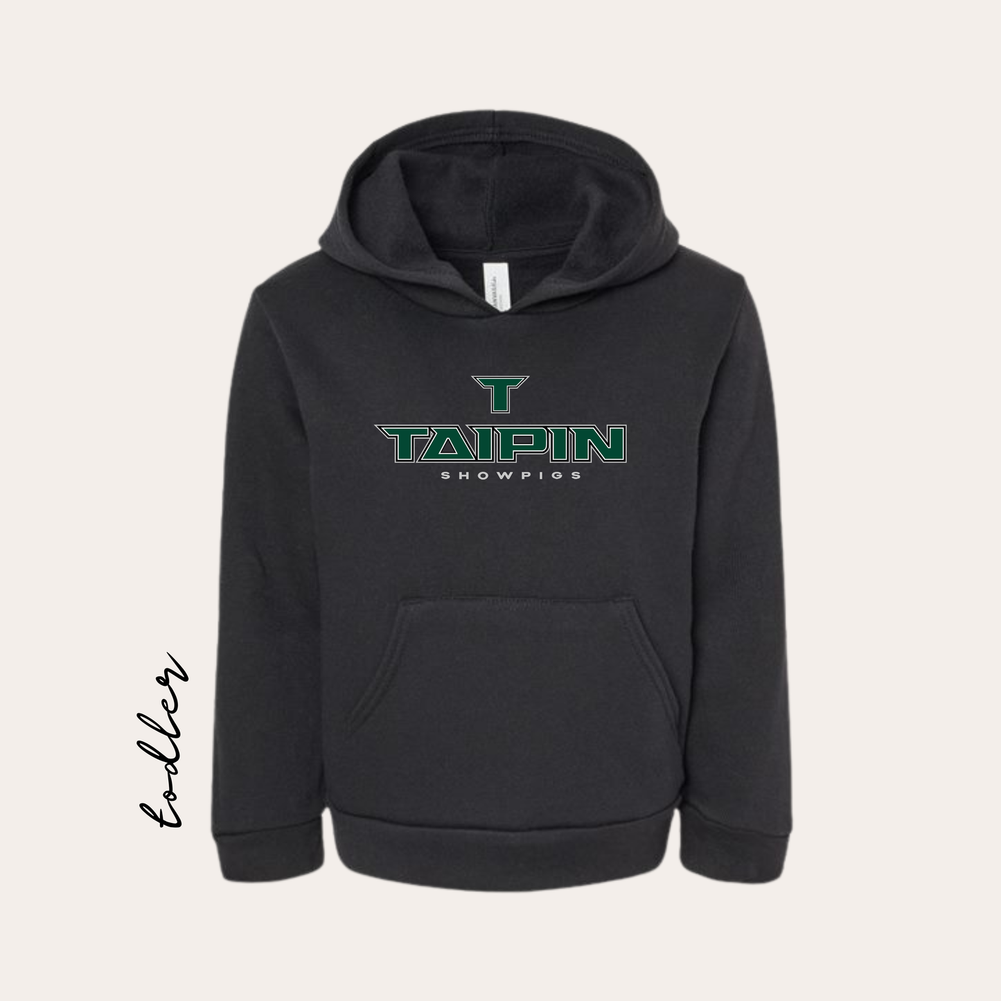 TODDLER Taipin Pullover Hoodie Sweatshirt - Black