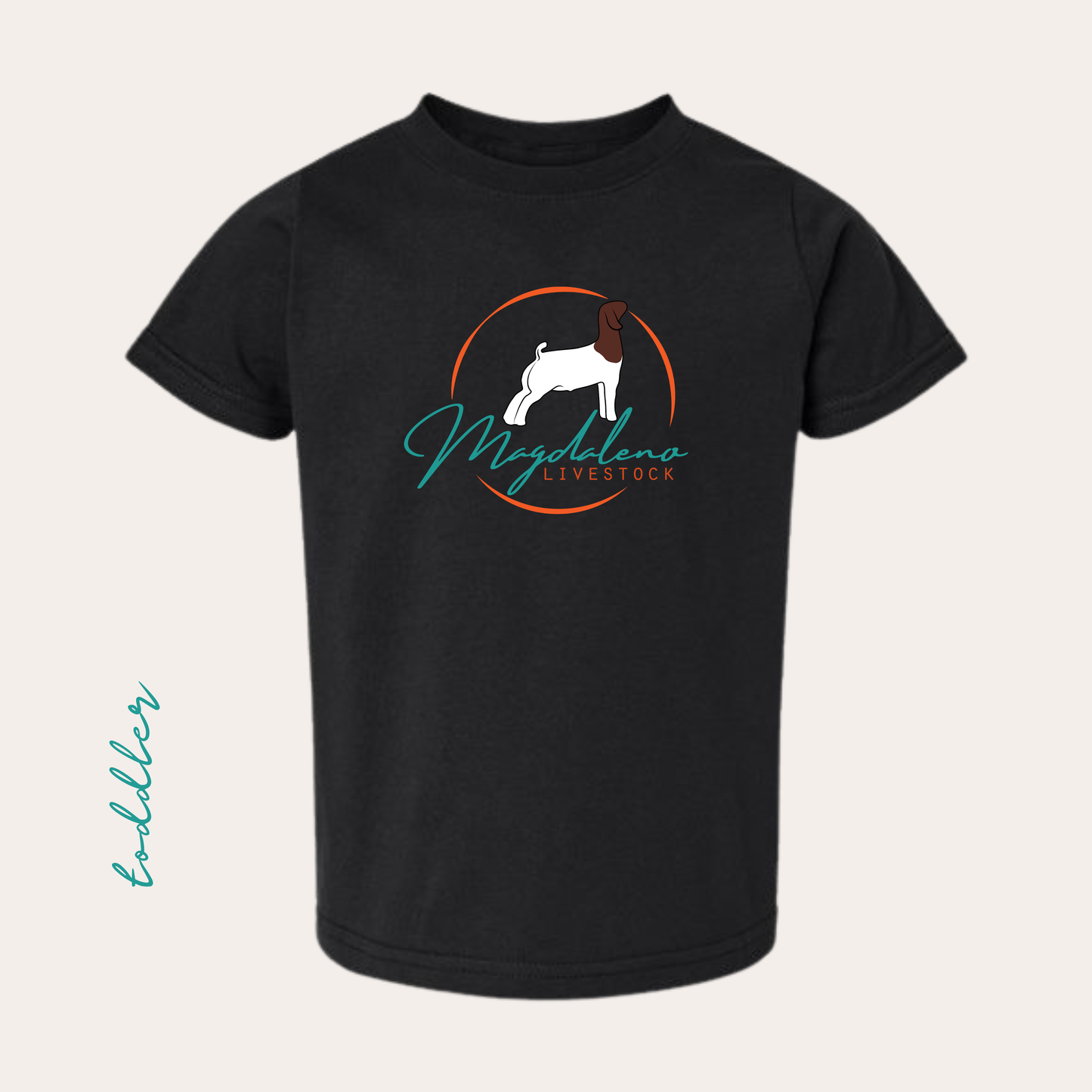 TODDLER Magdaleno RS Printed Black Tee