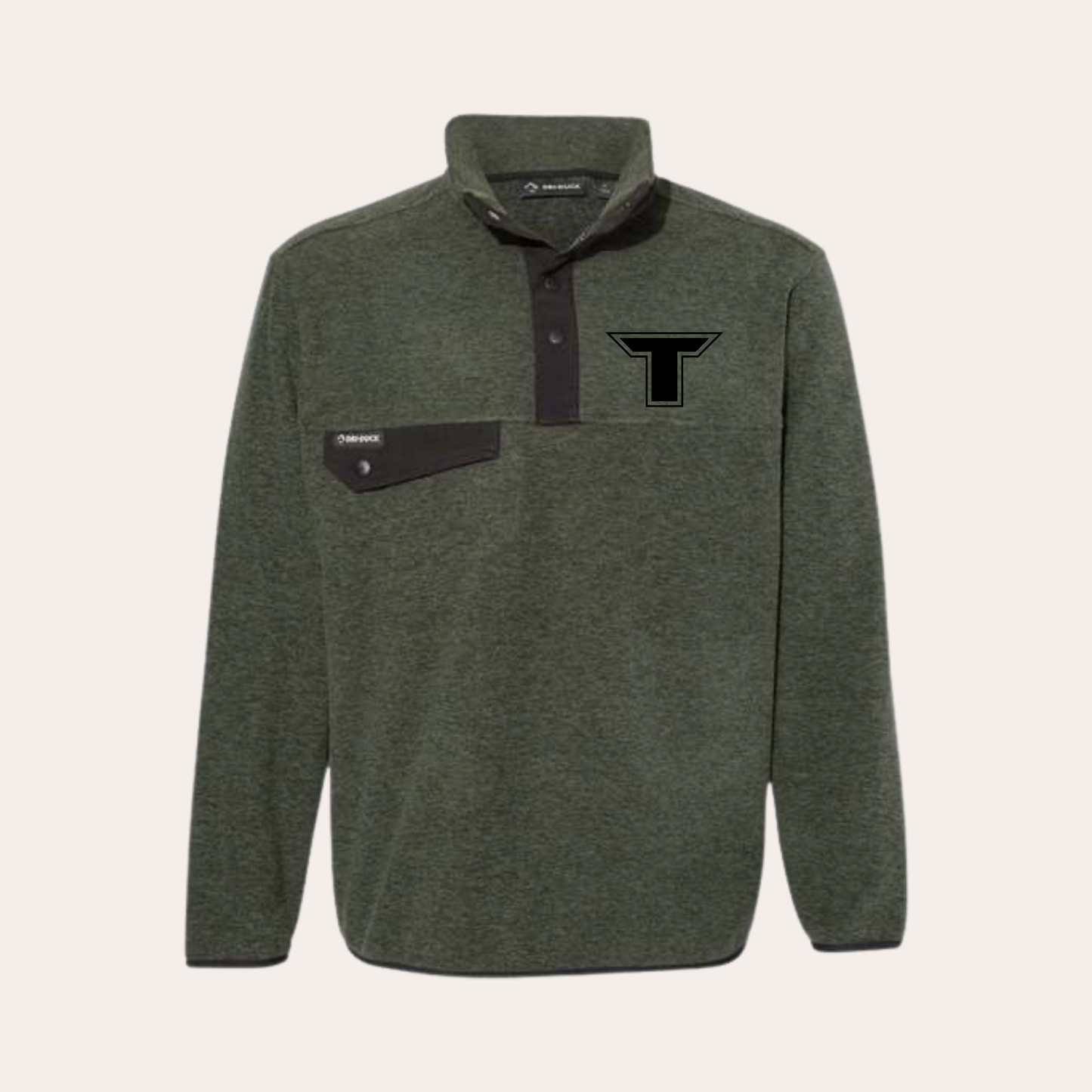 Taipan Dri Duck Men's Fleece Pullover - Fatigue