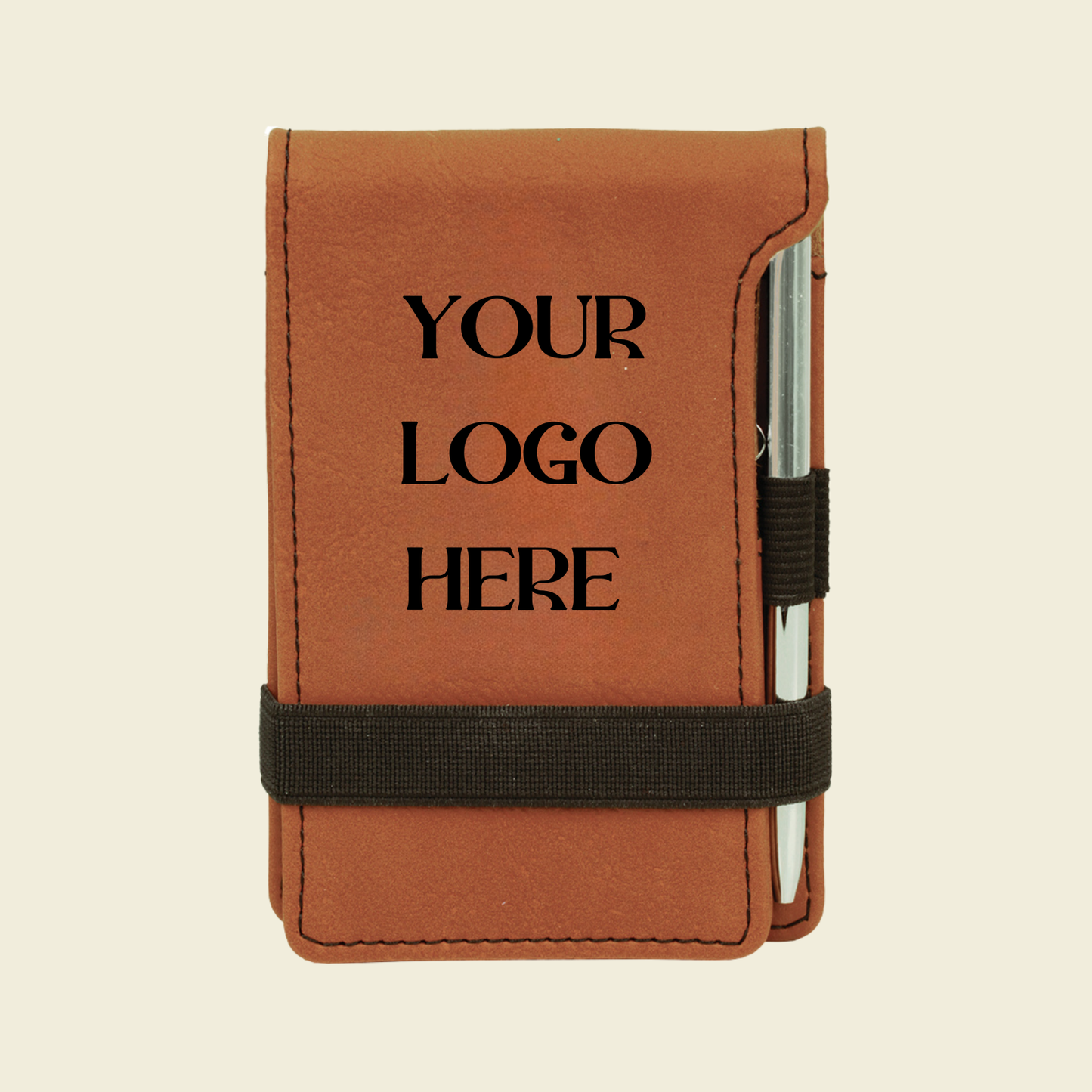 Leatherette Mini Notepad w/ Pen (3.25"x4.75")