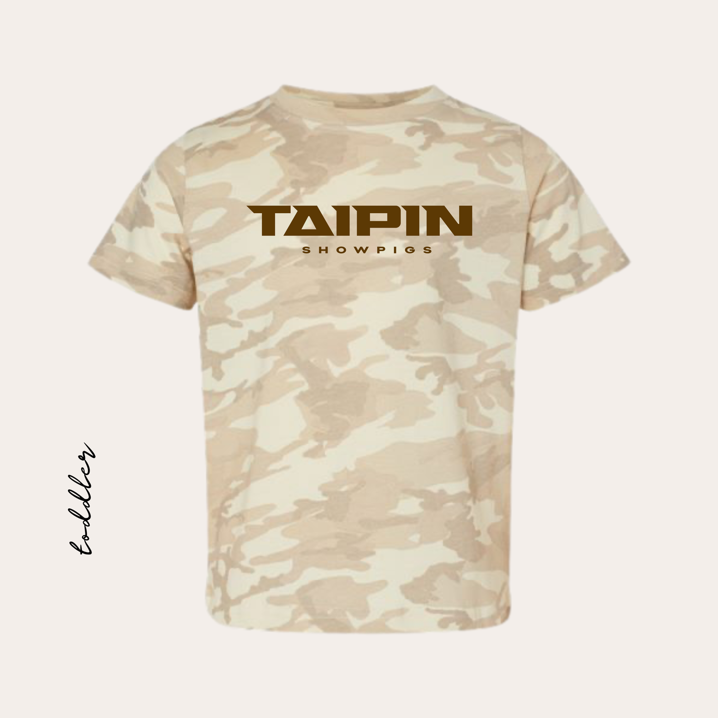 Taipin Toddler Printed RS Natural Camo Tee