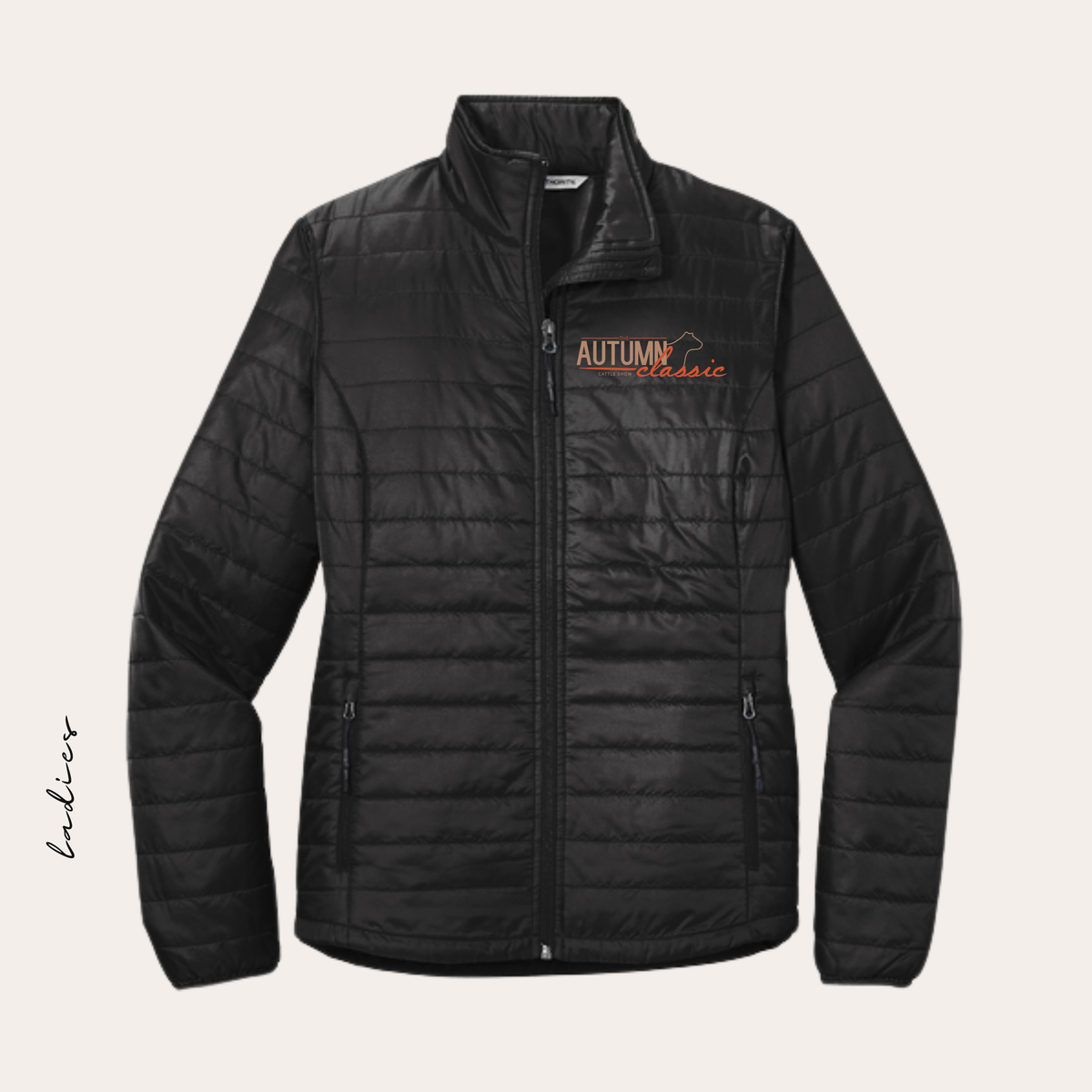 AC26 Embroidered Ladies Puffer