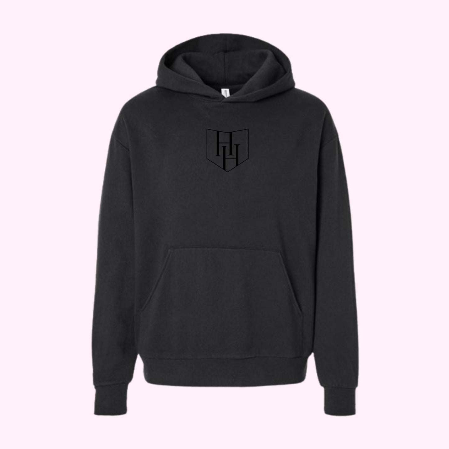 HH Black ITC Hoodie Embroidered Watermark