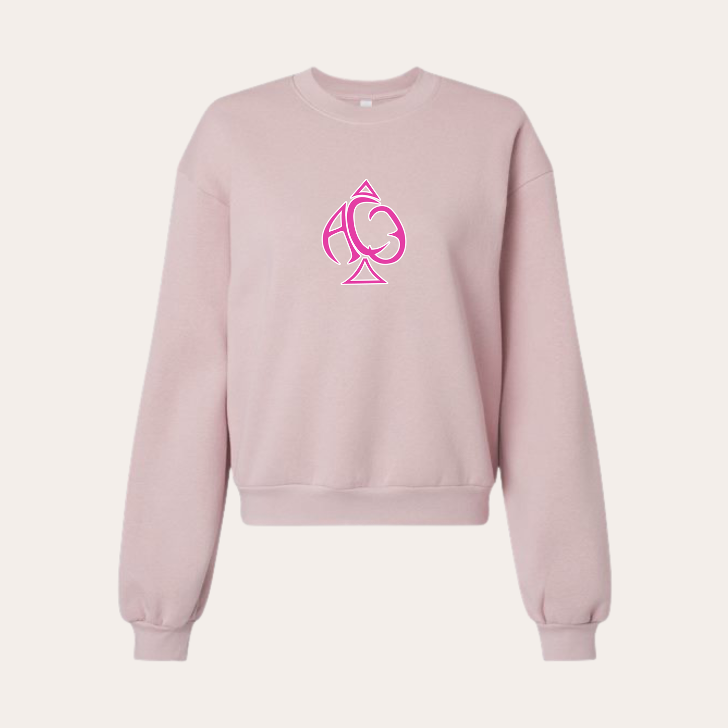 AC3 Printed Blush Ladies Crewneck