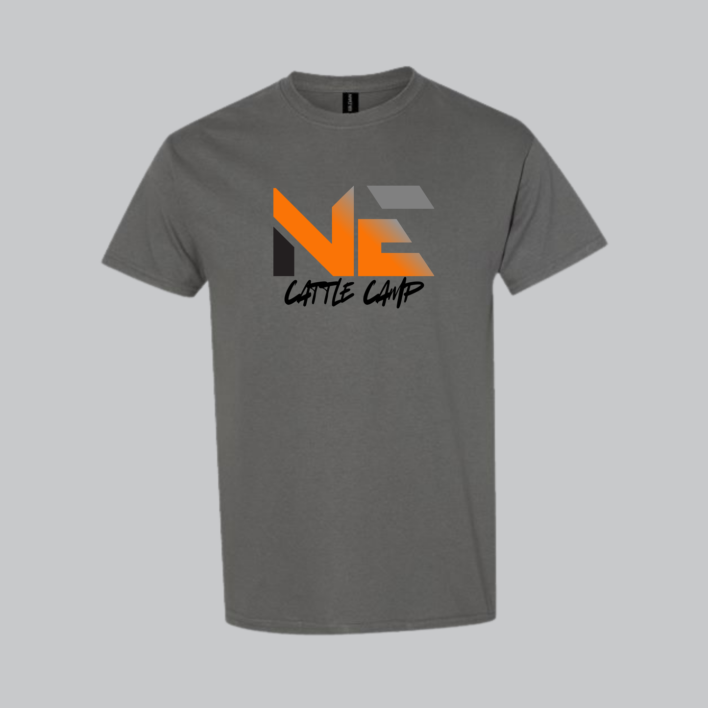 NECC Printed Charcoal Heavy Cotton Tee