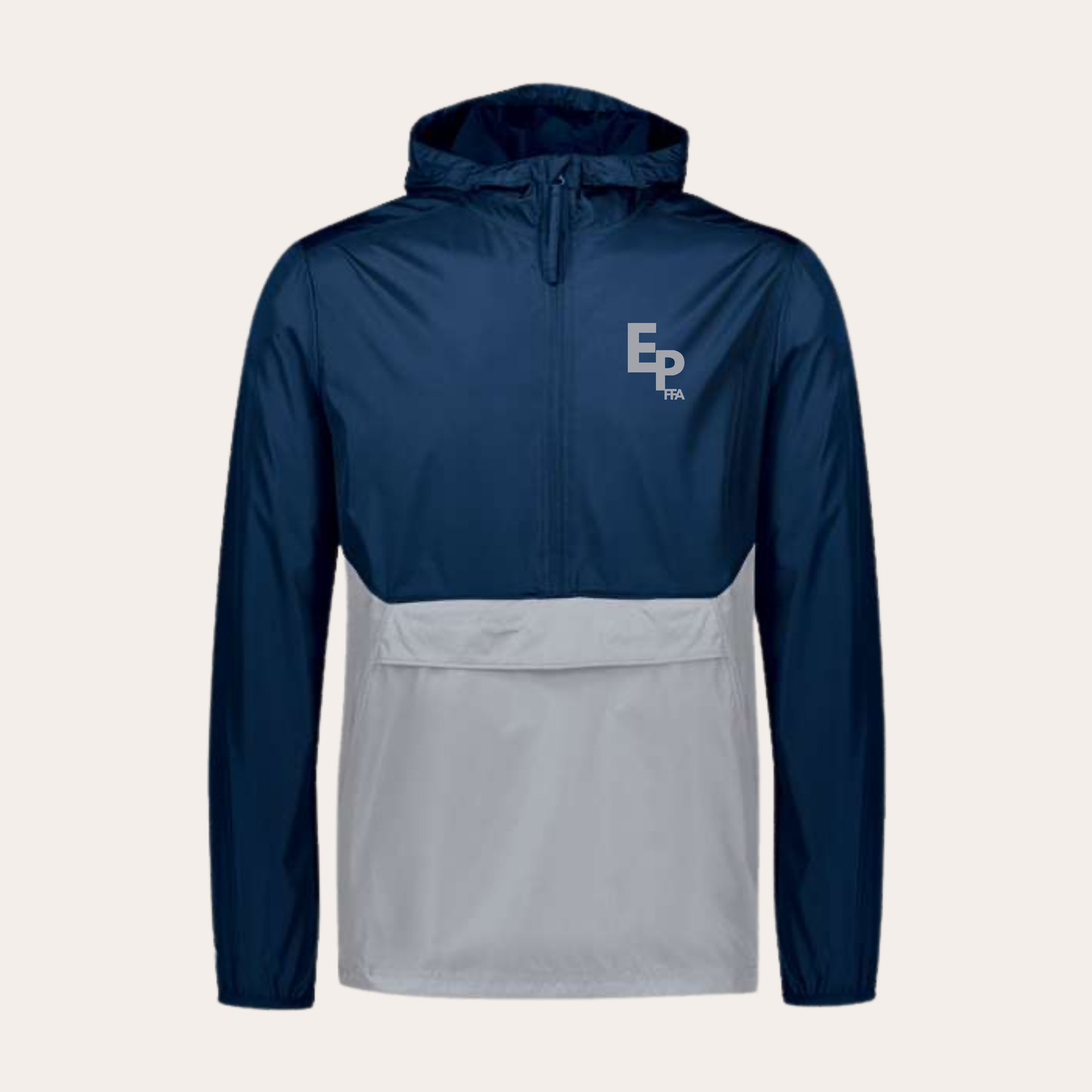 EP Embroidered Navy/Gray Holloway Windbreaker