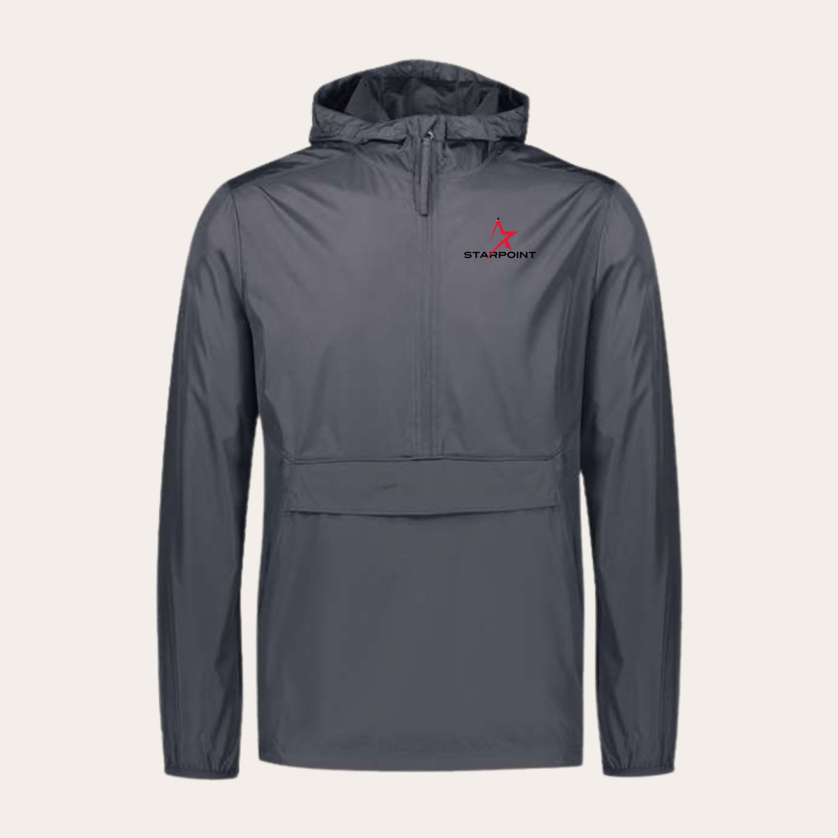 SP26 Embroidered Charcoal Holloway Windbreaker