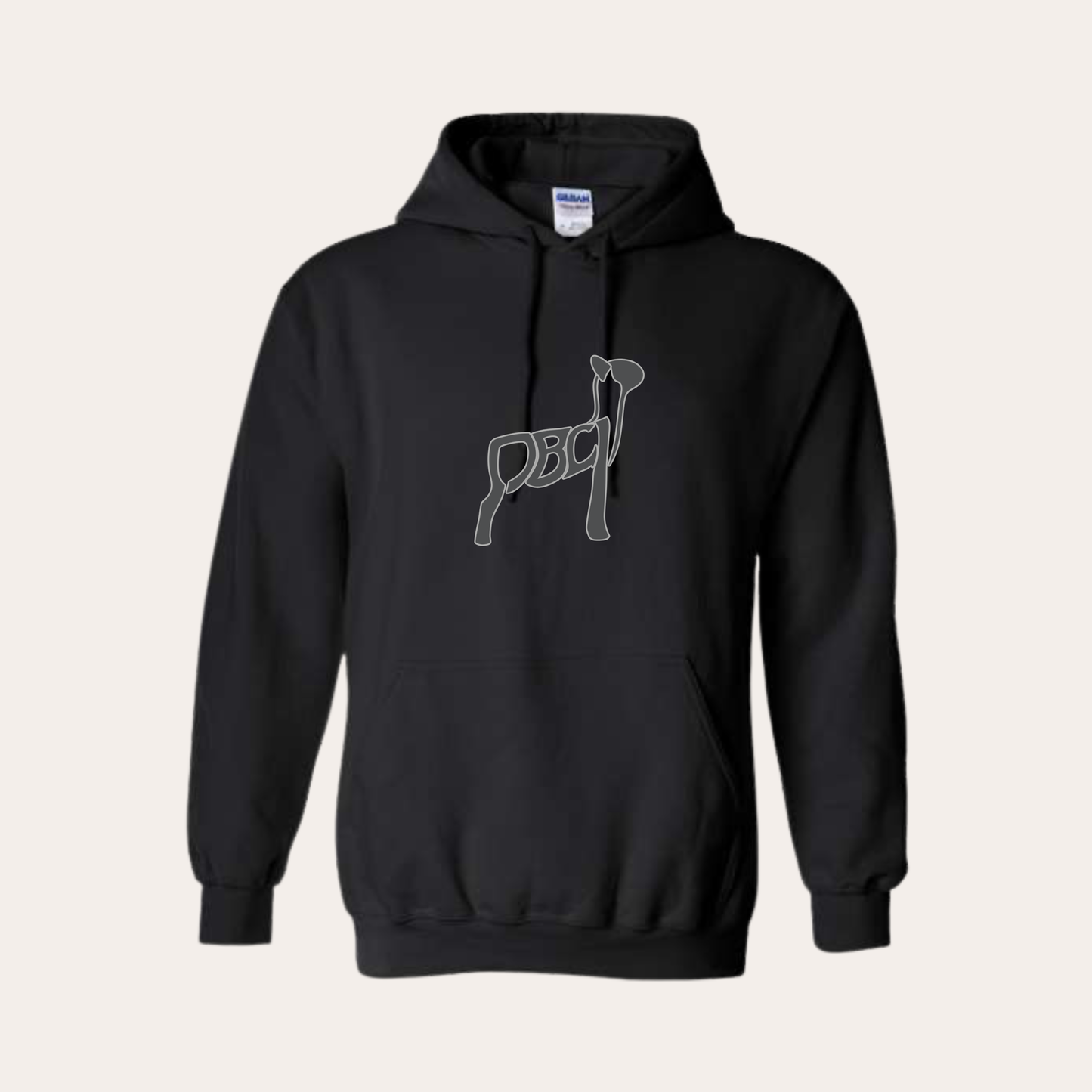 PBCL Printed Black Hoodie