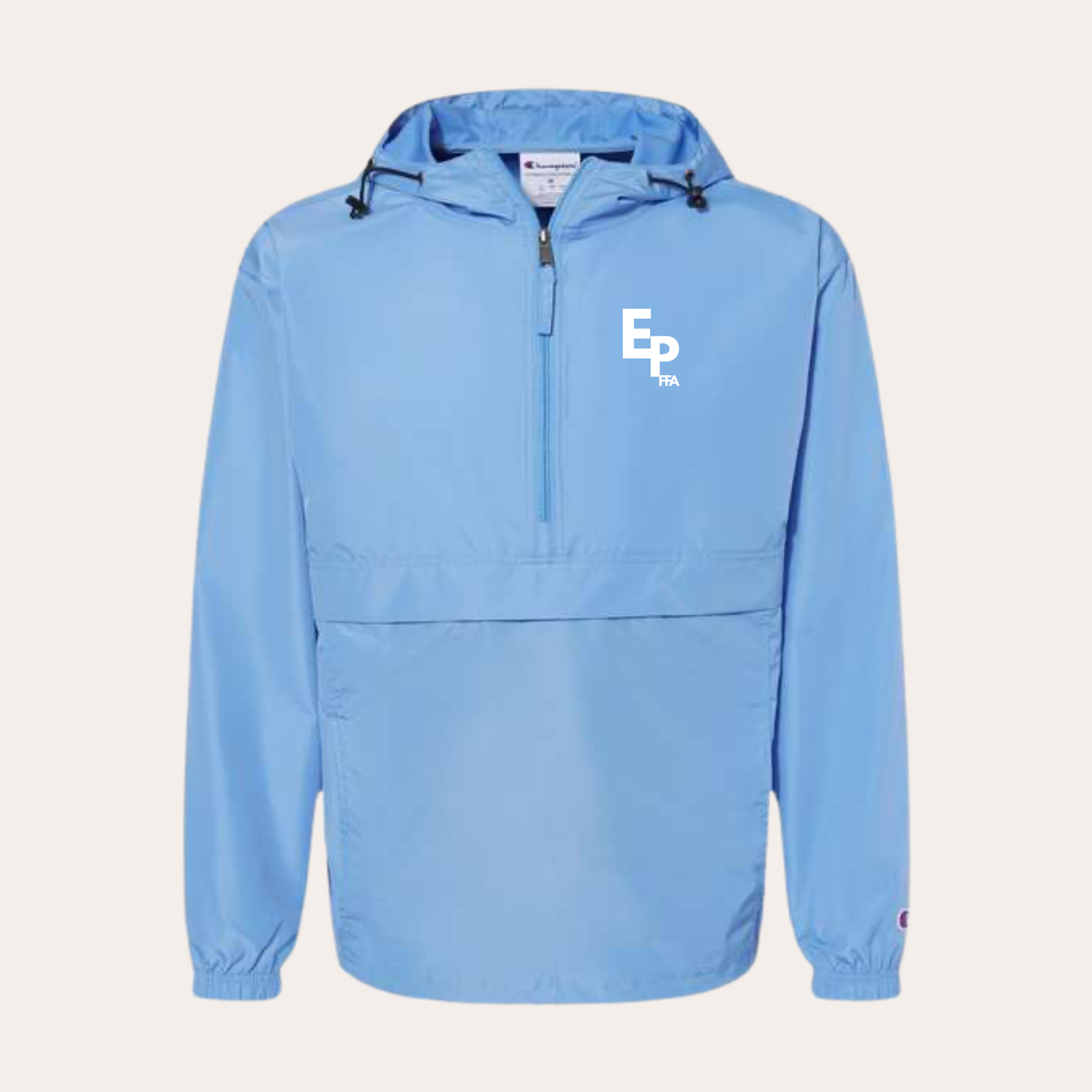 EP Embroidered Blue Champion Windbreaker