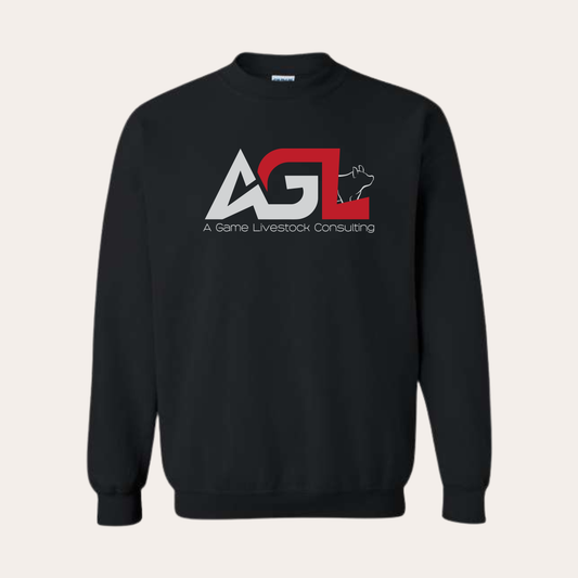 AGL Printed Black Crewneck