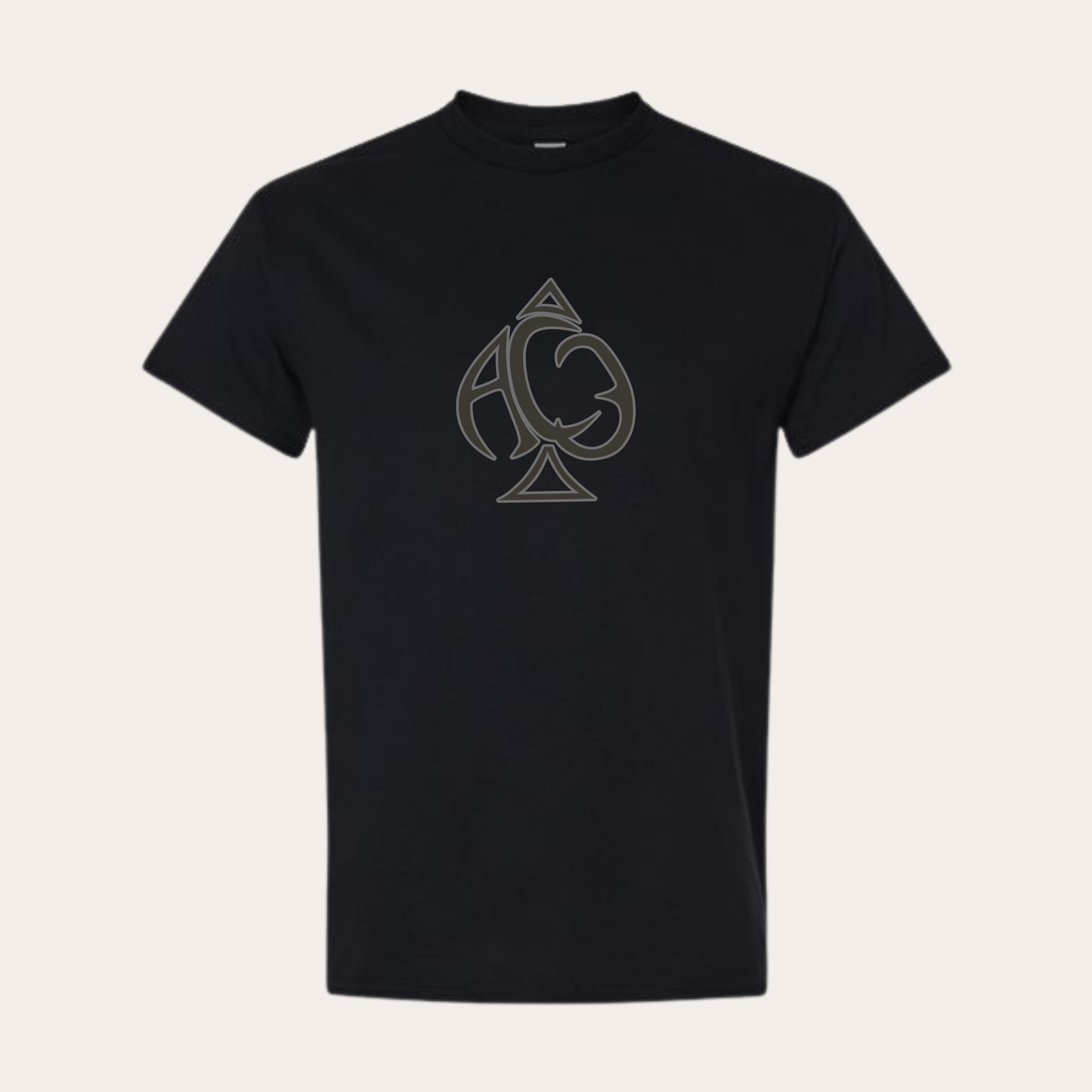 AC3 Printed Heavy Cotton Black Tee