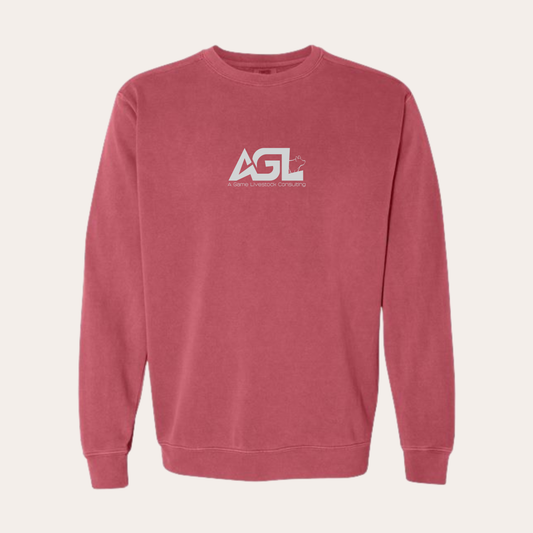 AGL Printed Crimson Comfort Colors Crewneck
