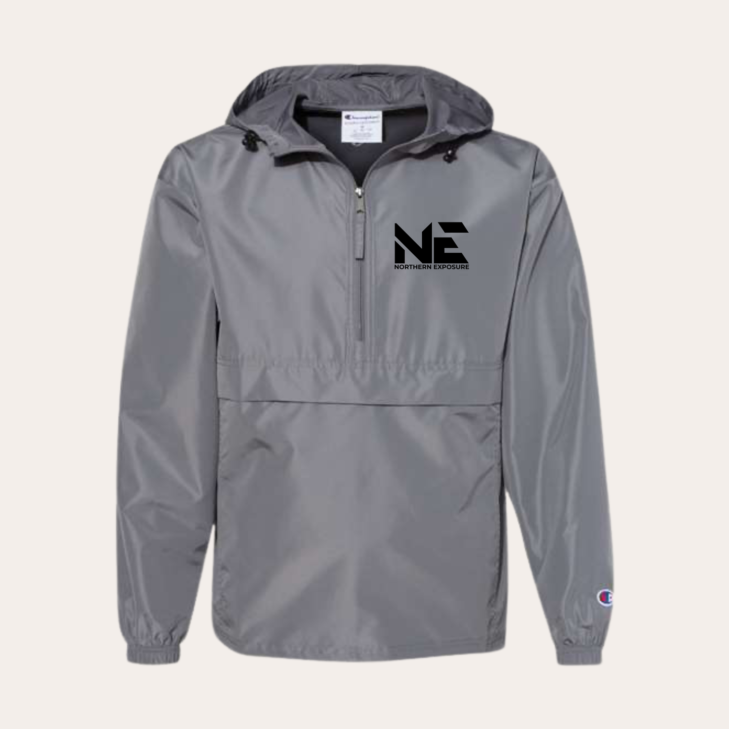 NE26 Embroidered Graphite Champion Windbreaker