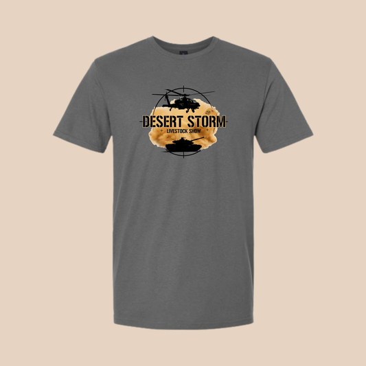 DS Printed Charcoal Softstyle Tee