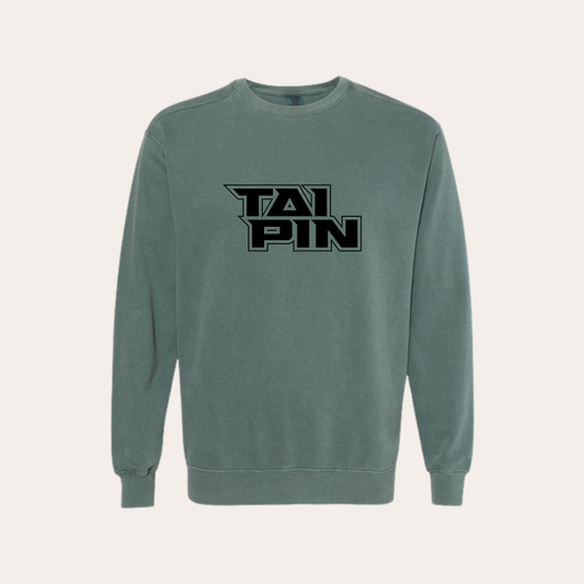 Taipin Garment Dyed Crewneck - Blue Spruce