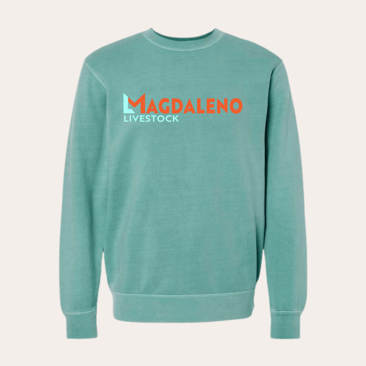 ML26 Printed Pigment Mint Crew