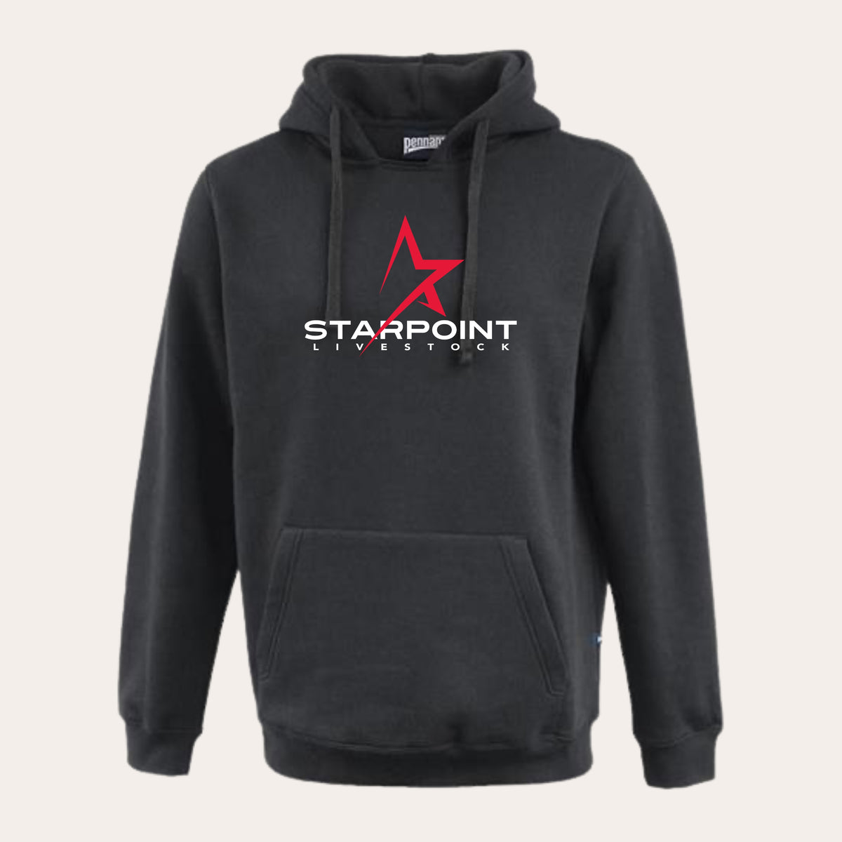 SP26 Printed Black Rugger Black Hoodie