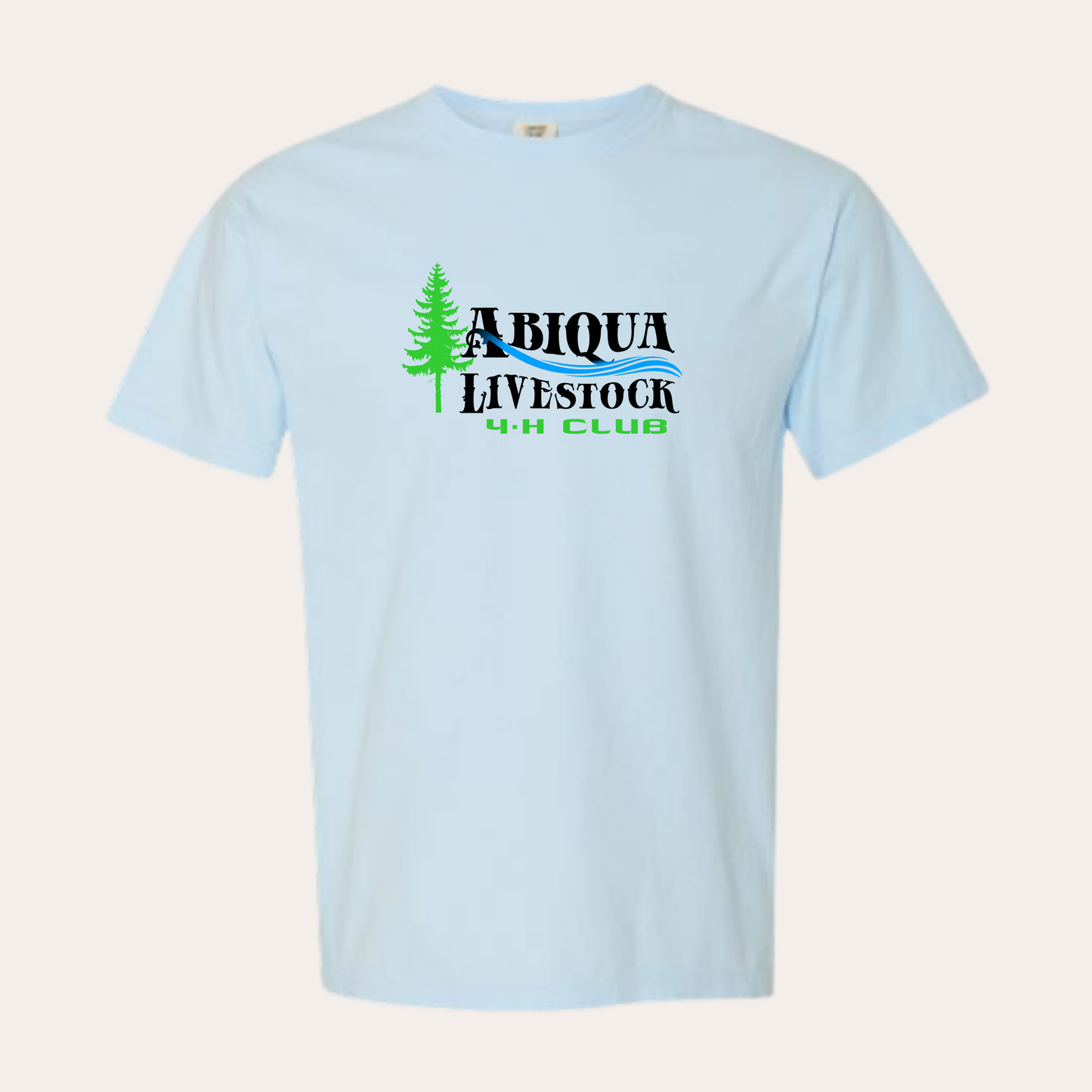 AL4H Printed Comfort Colors Chambray Tee