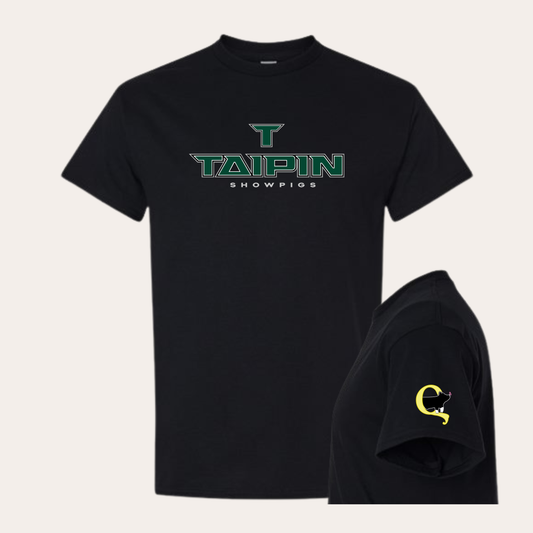 Taipin Printed Black Softstyle Tee