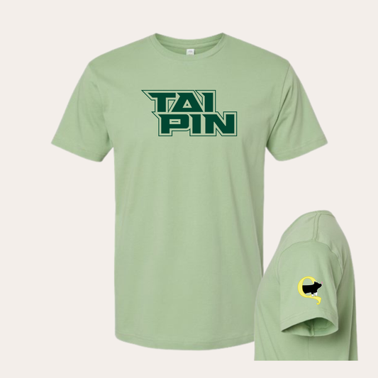 Taipin Printed LAT Sage Tee