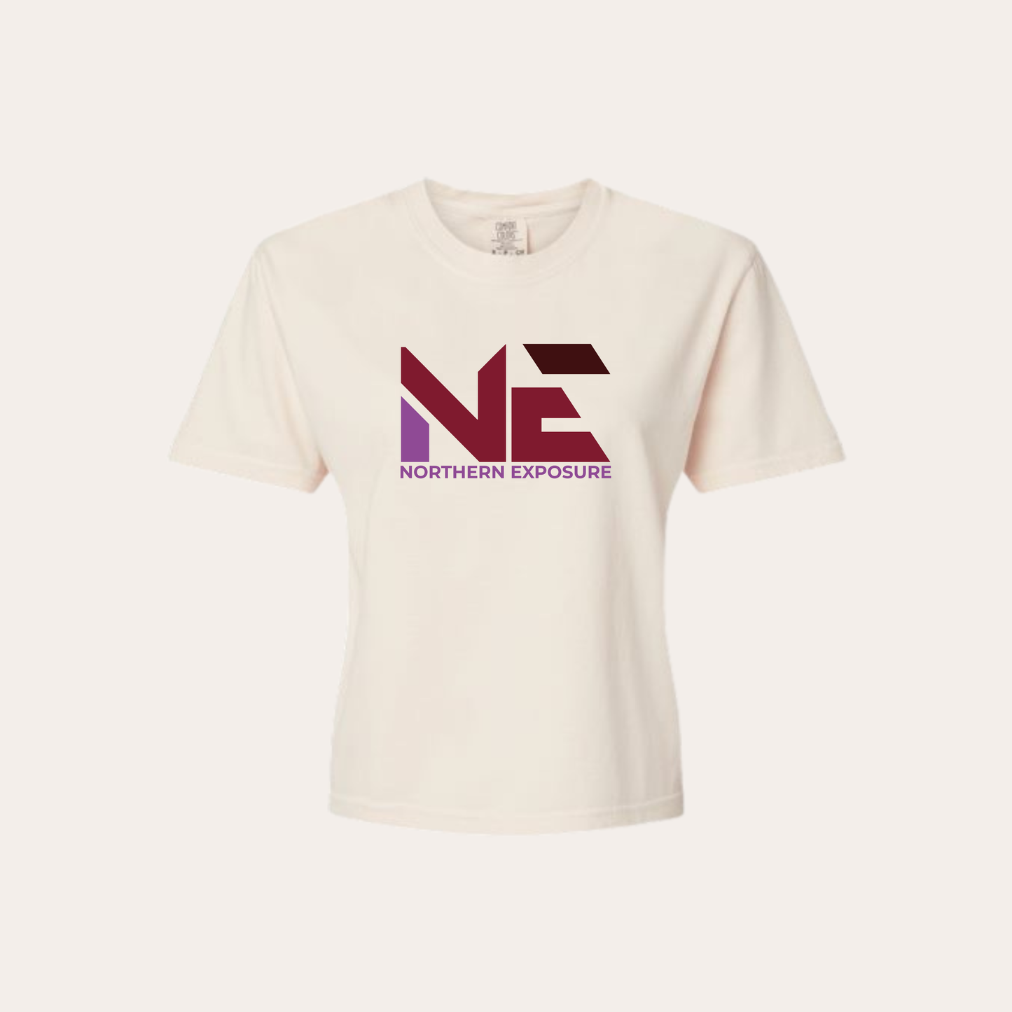 NE25 Ivory Boxy Tee