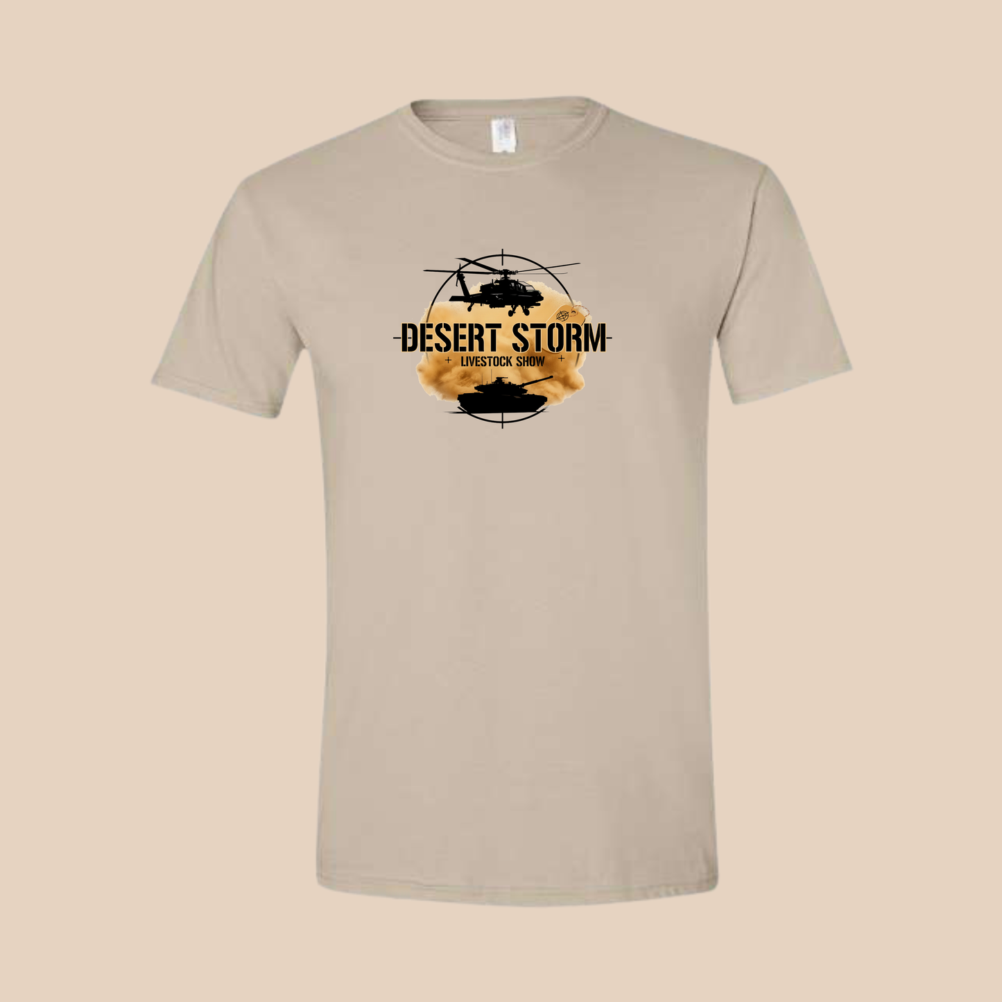 DS Printed Sand Softstyle Tee