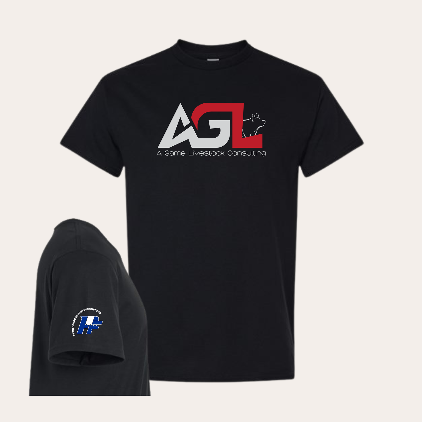 AGL Printed Black Softstyle Tee