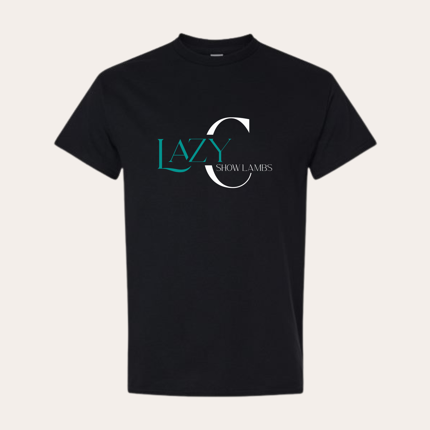 LCSL Printed Black Heavy Cotton Tee