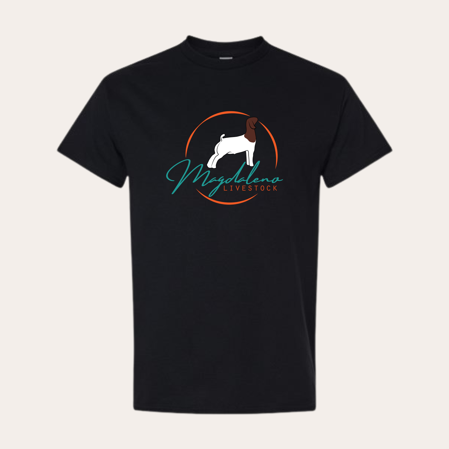 Magdaleno Black Softstyle Tee Printed