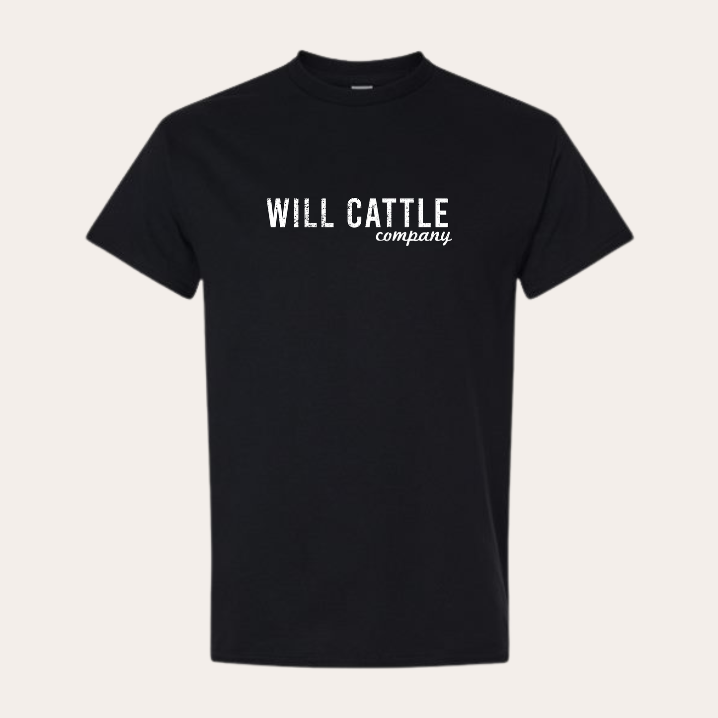 WCC Printed Black Heavy Cotton Tee