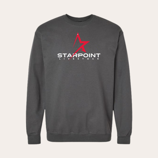 SP26 Printed Charcoal Softstyle Crewneck