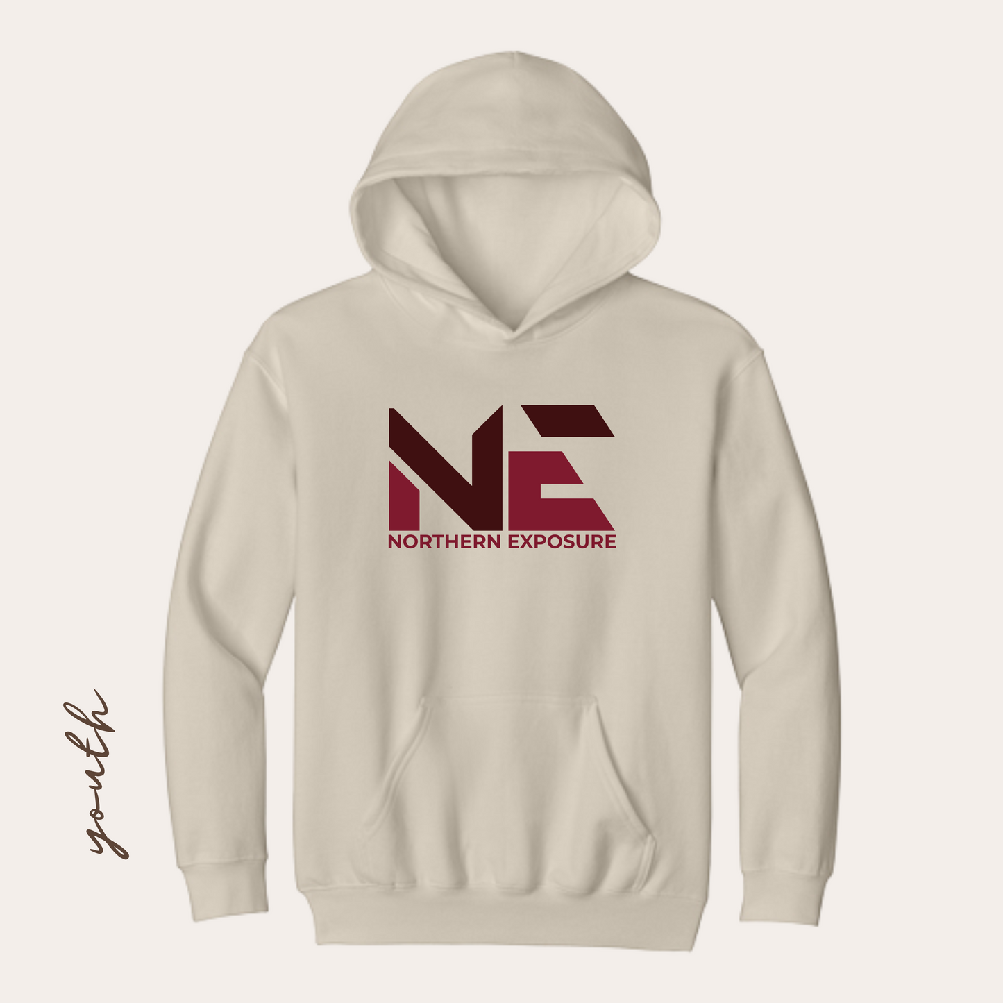YOUTH NE25 Sand Hoodie