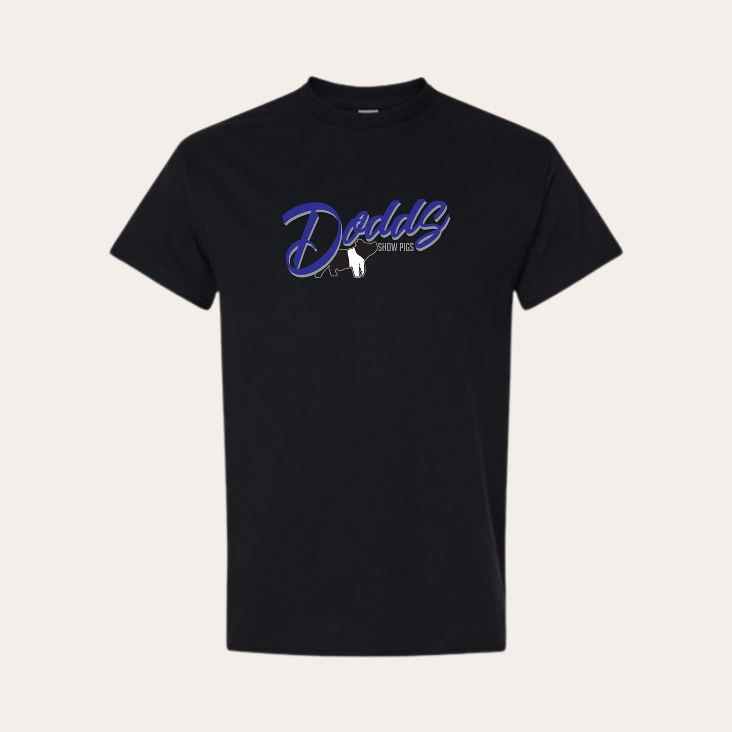 Dodds Printed Black Softstyle Tee