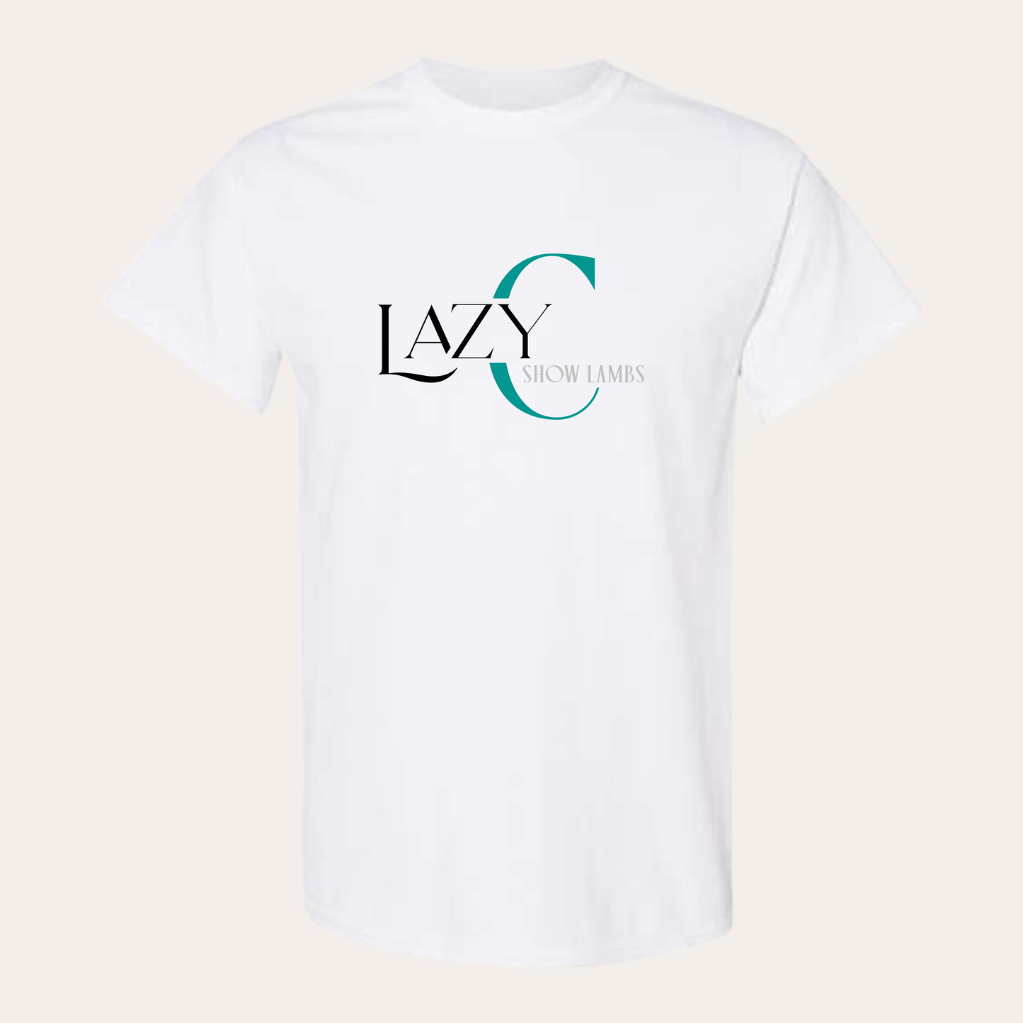 LCSL Printed White Heavy Cotton Tee